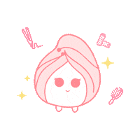 Hair Roller Love Sticker by Handduk