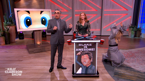 KellyClarksonShow giphyupload funny laugh laughing GIF