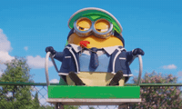 Blow Minion GIF