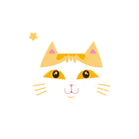 Cat Stars Sticker