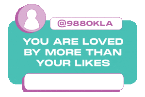 988oklahoma instagram new post positive mental health Sticker