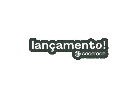 Lancamento Sticker by Caderode