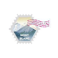 Mont Blanc Mountain Sticker by Editions Jocatop