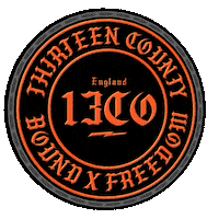 Biker Sticker by 13 county co