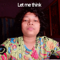 Pondering Let Me Think GIF