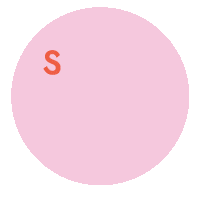 Superminimaps logo pink red round Sticker