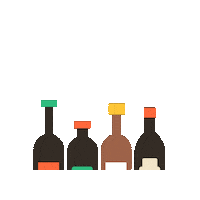 Madrid Bottles Sticker by superminimaps