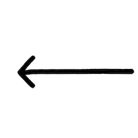 Look Here Arrow Sticker by Luigi Segre