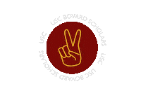 uscbovardscholars usc fighton usctrojan uscbovard Sticker