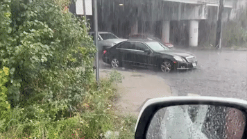 Heavy Rain Brings Flooding to East Providence