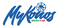 mykonosit mykonos mykonosit mykonos italian team mykonos italianteam Sticker