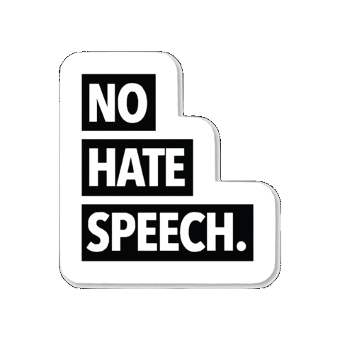 Hate Speech Sticker