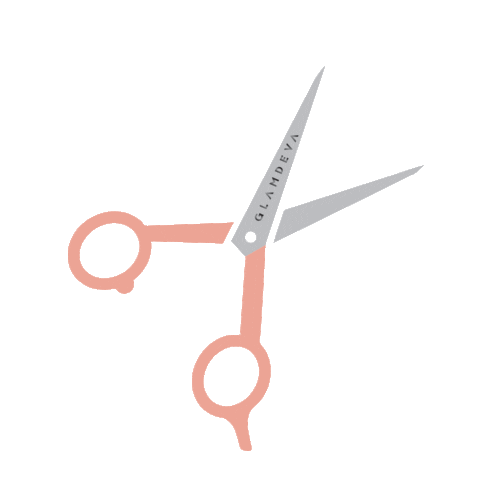 Glam Pinkscissor Sticker by Glamdeva