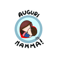 Mum Auguri Sticker