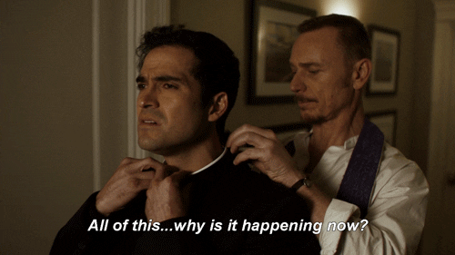 alfonso herrera father tomas GIF by The Exorcist FOX