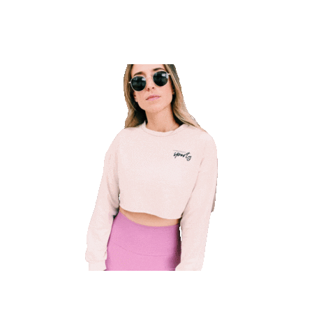 SomethingSporty girl sporty athletic activewear Sticker