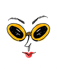 veronicamang fashion sunglasses sassy draw GIF