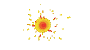 sun supernova Sticker