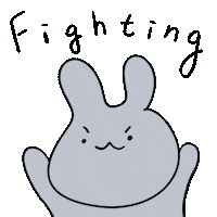 Bunny Fighting Sticker