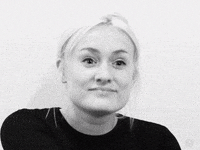 surprised black and white GIF