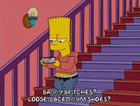 happy bart simpson GIF