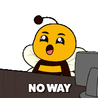 No Way Oh Snap Sticker by Plan Bee Studios