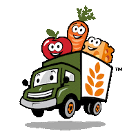 feedingsandiego delivery truck feeding san diego food distribution Sticker