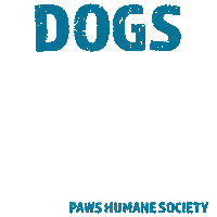 Dog Sticker by Paws Humane Society