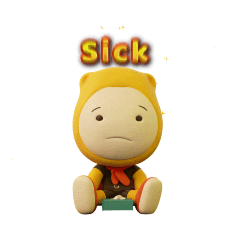 Sick Flu Season Sticker by Gumazing