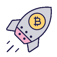 Flying To The Moon Sticker by Ripio