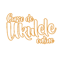 cursodeukulele ukulele curso de ukulele como tocar ukulele aula de ukulele Sticker