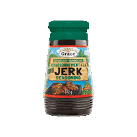gracefoodsca hot jerk mild gracefoods Sticker