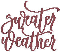 Sweater Weather Fall Sticker