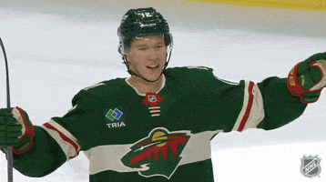 Happy Minnesota Wild GIF by NHL