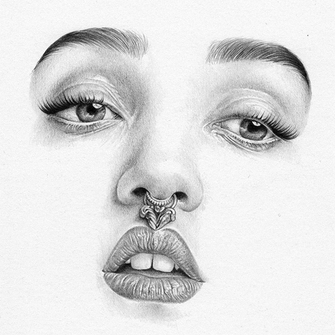 Palezsa art rihanna draw sketch GIF