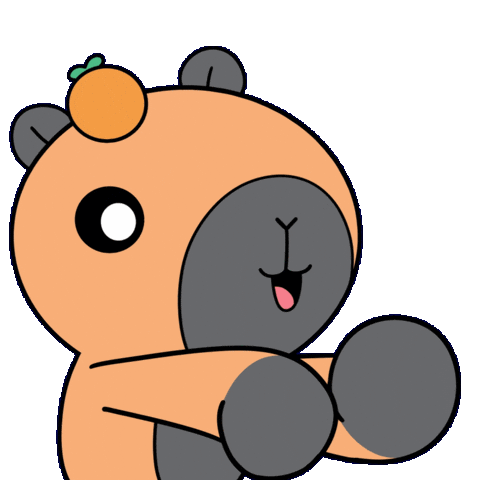 I Hate You Middle Finger Sticker by CAPY-ERA