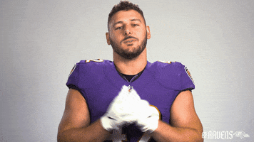 Football Shrug GIF by Baltimore Ravens