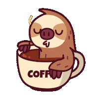 Happy Coffee Sticker by Sloooths