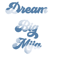 Hustle Dream Big Sticker by GrowMija