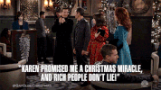 a gay olde christmas GIF by Will & Grace