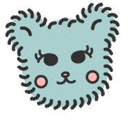Glitter Bear Sticker