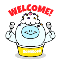 Spoony Hello Sticker by SomiSomi