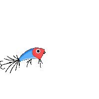 Fishing Lure Sticker