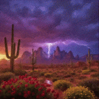 Storm Arizona GIF by Maryanne Chisholm - MCArtist