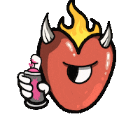 Rarehearts colors graffiti graff vandal Sticker