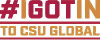 CSUGlobal college university accepted admissions Sticker