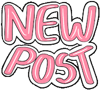 new post click Sticker by MissAllThingsAwesome