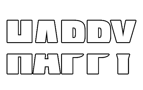 Happy Day Typography Sticker by Raveloteca;