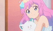 Magical Girl Hug GIF