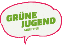 Logo Pink Sticker by Gruene Jugend Muenchen